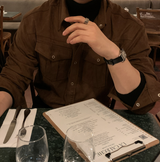 エイジウエスタンポケットスエードロングスリーブシャツ