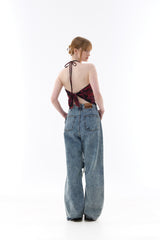  FINE HALTERNECK / BLACK
