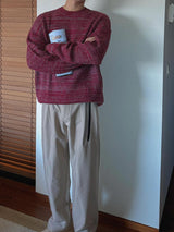 ASCLO Veron Two Tuck Wide Slacks (3color)