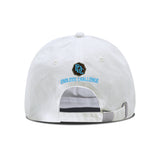 XTA090 Check Graphic Cotton Ball Cap (WHITE)