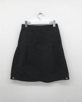 ピンタック スナップ ミディ スカート(2color)
