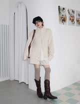 Boehm Boksarthy high neck two-way cardigan (outer)
