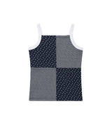 MIX PATCH SLEEVELESS NAVY(CV2GMFT580A)