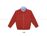 STRIPE COLLAR LAYERED JUMPER