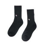 25SS SMALL SYMBOL LOGO POINT SOCKS BLACK