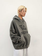 VENTIQUE Graphic Logo hoodie 2colors