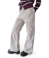 Marble Flare Work Pants