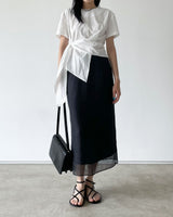 Riable wrap tie blouse