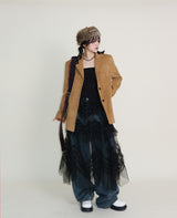 Hayley Cancanシースルーレースロングスカート