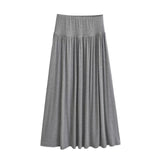 Malia Shirring Banding Maxi Skirt