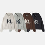 Distro NY Crop Hoodie (4color) (No.989)