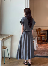 ロンダ レイヤードシャツ バンディングスカートセット (Belt Set)