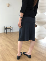 FOLD MIDI SKIRT