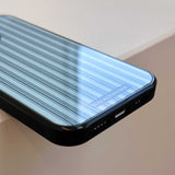 [Magsafe glass]ストライプケース(green)