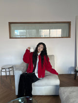 [UNISEX] Veloa overfit long sleeve cardigan jacket (3 colors)