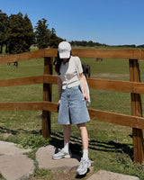 ラスバミューダデニムパンツ