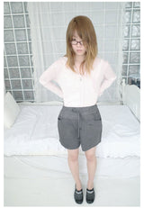 sheer rib button cardigan (2c)
