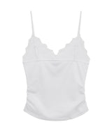 lace sh top (white)