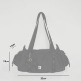 Devil round boston bag _ Black