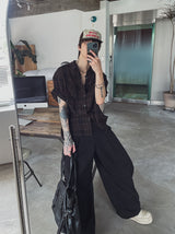 Prolly Check Roll-up Short Sleeve Shirt