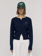 ROLA BASIC ROUND CARDIGAN NAVY