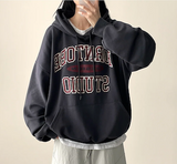 Noah Lettering Point Casual Over Hoodie