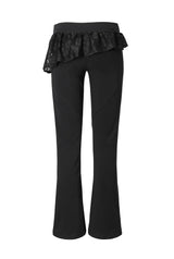 Blossom bootcut pants - black