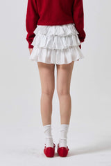 IVY MINI CANCAN SKIRT PANTS / WHITE