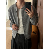 [F/W] ラグランミックスクロップカーディガン(3color)