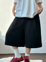BIG OVER FIT CARPENTER BERMUDA 🩶🖤2COLOR🖤3SIZE🖤