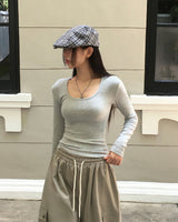 [ORIGINAL] Soft Rib Long Sleeve T-Shirt