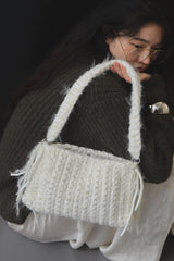WOOLLY BAG_white