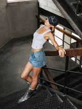Luv Dept / Luv Dept Frayed Heart Cap