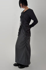 SHIRRING STRAP BLOUSE