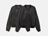 No.0925 VTG レザー MA-1 ジャケット