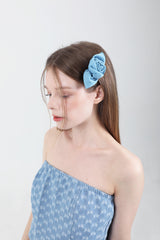 Rose Satin Hair Pin
