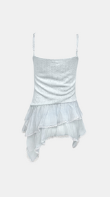 Celine Ruffle Ribbon Sleeveless