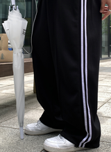 Kuiper Daily Double Row Track Banding Wide Pants