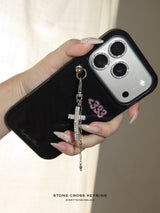 stone cross keyring
