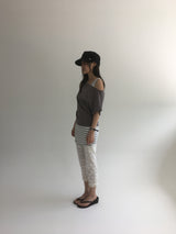 Laura Frill Capri Pants (2color)