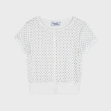 Dotty Summer Cardigan (white)