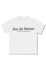 スケルトンロゴパフプリントTシャツ