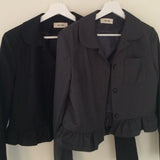 Frill Trim Cropped Jacket
