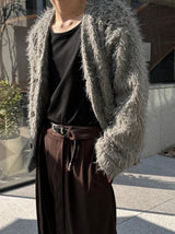 [F/W] Fur hair cardigan jacket(3color)