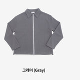 Porine Two-Way String Zip-Up