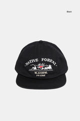 Native embroidery ball cap