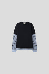 Omni Striped Layered Longsleeve