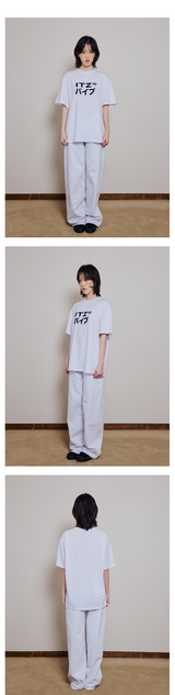 ミックスロゴTシャツ - ホワイト