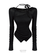 [MADE] Bella layered holter top (3color)