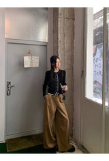 Super Pintuck Wide Cotton Pants